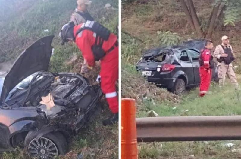 Fatal accidente un automoacutevil despistoacute y provocoacute la muerte de una mujer