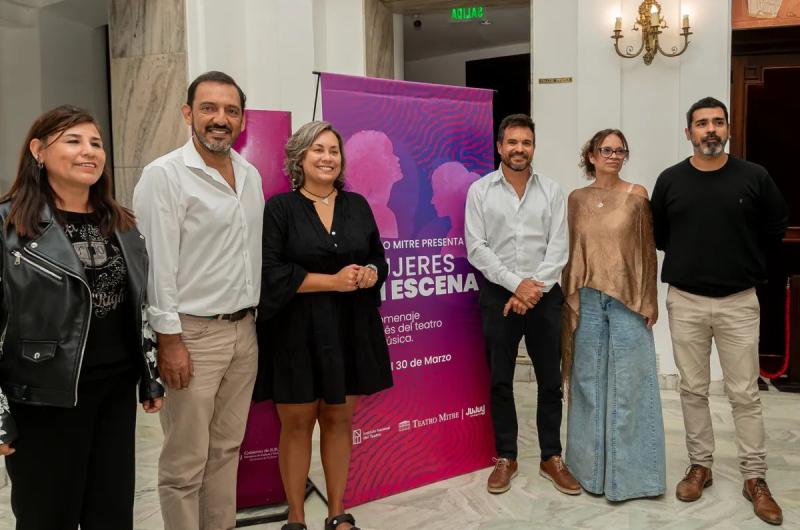 Presentaron el ciclo Mujeres en escena que se desarrollaraacute en el teatro Mitre