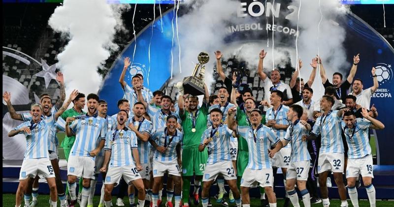 Racing el nuevo campeoacuten de la Recopa Sudamericana